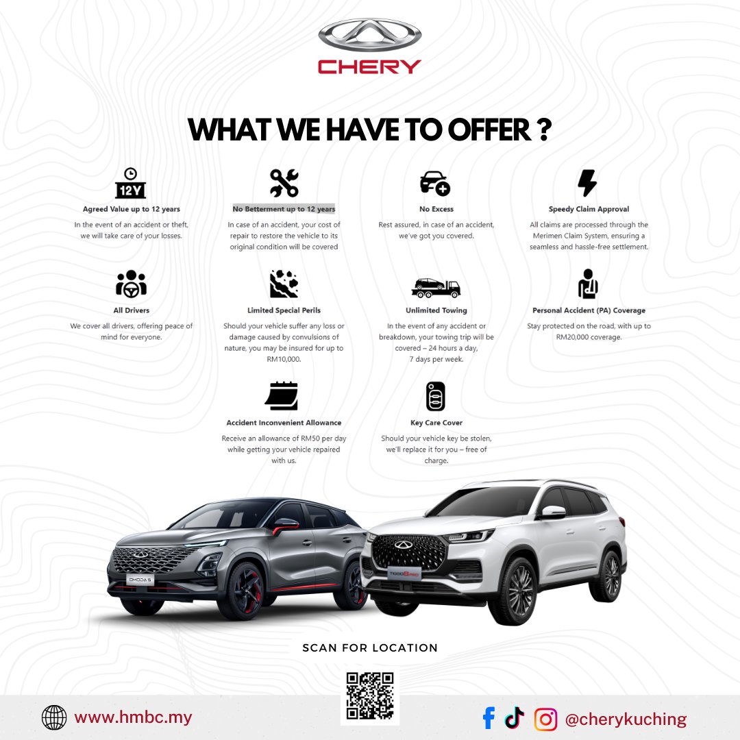What we offer? Chery Kuching Insurance